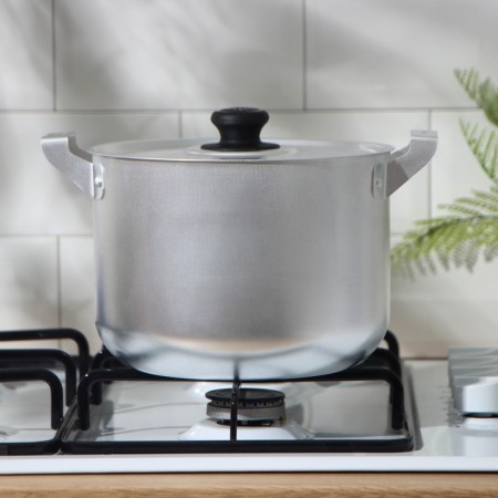 Aluminum pan, 4.5 l, metal cover-3