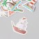 Stickers for creativity "Sea and Adventure" embossing silver set 48 pcs 9x7x0.8 cm