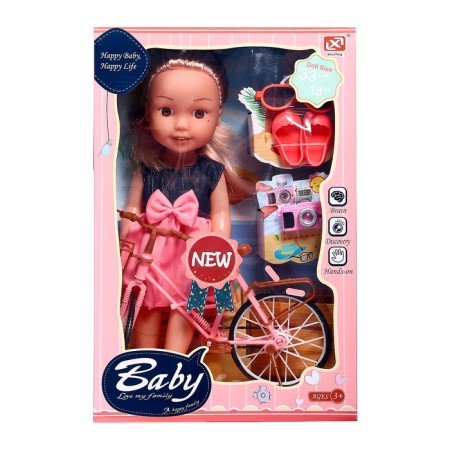 Classic doll "Summer Walk", with accessories-13