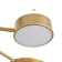 Causteen with PDU 2301/8GD LED 160W 3000-6000k gold 93x93x8 cm Bayerlux