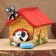 Kovrovsky toy-cap "Dog in Konura, Summer", ceramics