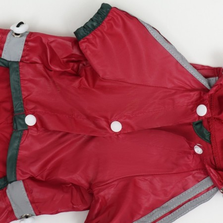 Combiason for dogs, demi-season, size L (DS 28-30, OG 43-45, Osh 31-33 cm), red-10