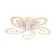 LED ceiling LED with Ambrella Light, Original, Fa512, 5XLED, 120 W, 9000lum, 3000-6400K, white, matte color, matte