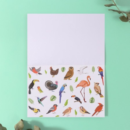 Stickers in the book "Animals" + 5 backgrounds 20.7x14.2 cm-7
