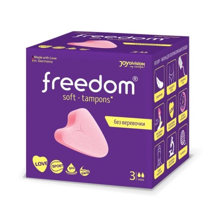 Freedom mini tampons, 3 pcs.