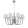 PERCY chandelier, 7x40W E14, chromium color