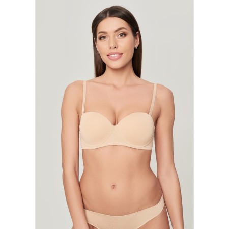 Women's bra lotus, size 75c, beige color