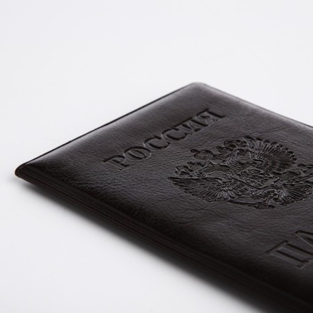Passport cover, brown color-3