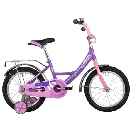 Bicycle 16 "Novatrack Vector, purple color