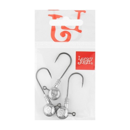 Lucky John Ball jig-heads, 12 g, BN color, 3 pcs.-1