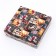 Cookie box, confectionery packaging, "beautiful evening", 12 x 12 x 3 cm, new year