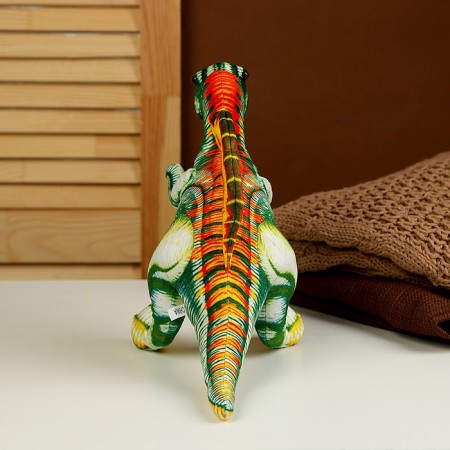 Soft toy "dinosaur", 35 cm, green color-2