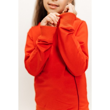 Sports suit for girls ise, height 158-164 cm, red color, blue-14