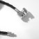 The basis for the bracelet is "bead", the color is black in silver, 15 size