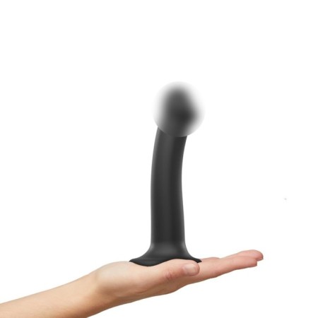 Fallomitator Strap-on-me dual dual demi-realistic bewilder, black m, 18 cm-4