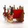 Organizer for bottles "Santa Claus in a sleigh"