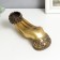 Polystone candlestick for 1 candle "hand with lotus" 9.4x21.5x7 cm