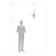 Suspended lamp Freya FR9001PL-01B Delta, 200x260x1120 mm, E27, 1x60W, black color