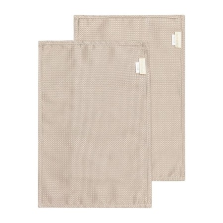 Napkins, size 30x45 cm - 2 pcs, beige color-2