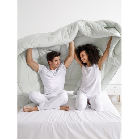 Bodyline blanket, size 140x205 cm, green color-12
