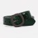 Women's belt, width 2.5 cm, screw, buckle metal, green color