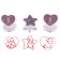 Printing Color "Mermaid", set of 3 pcs., Dilon-flip with 2 nozzles, stamp pillow