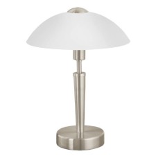 SOLO 1x60W desktop E14 Nickel 26x26x35cm