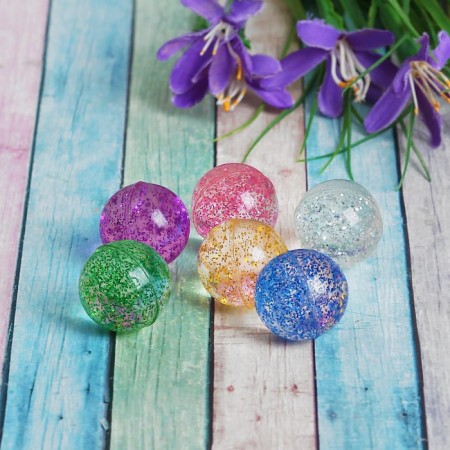 Rubber ball "shine", 2.5 cm, mix colors-1
