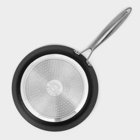 Set of Magistro Rock Stone pan, 2 items: D = 22 cm, D = 26 cm, kitchen forceps, anti -stick coating, induction-13