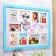Photo frame MDF "Happy moments" in 10 photos 65x54 cm