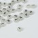 Acrylic bead phosphorus “numbers” mix, 7 × 4 mm, set 10 g, black and white color