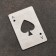 Open-opener "Tuz trump card", 8.5 x 5.5 cm, silver