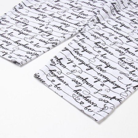 Women's home set (T -shirt/Bridges), black/gray color, size 52-6