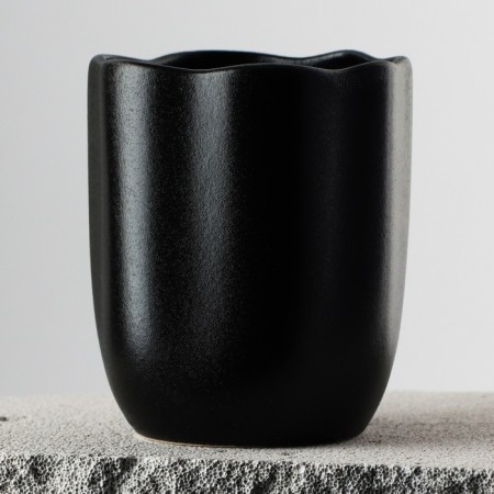 Ceramic Norovny Territory Coram "Black", 350 ml, black color-1