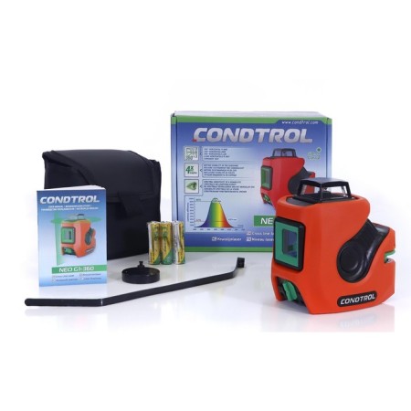 Laser Laser Condtrol Neo G1-360 1-2-156, up to 60 m, ± 0.3 mm/m, thread 1/4 "and 5/8"-2