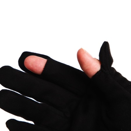 Gloves are female, dimensionless, without insulation, black color-2
