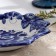 Bant's dish, 17.5x18x3 cm, gzhel