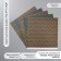 Paper D/Scrap Bilateral "Vera. Fwear Gold", 180 g, nr 5 pcs 30.5x32 cm
