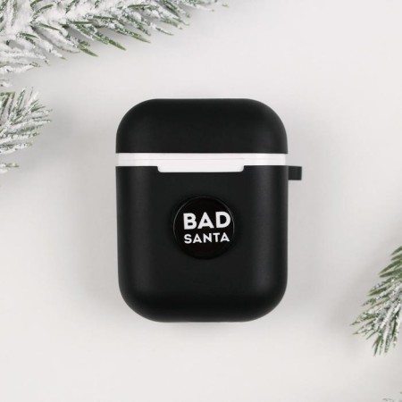 Case for wireless headphones for the New Year "Happy New Year", 5.5 x 4.7 cm