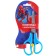 Baby scissors 13 cm, safe, plastic handles with a latch, spider-man, mix