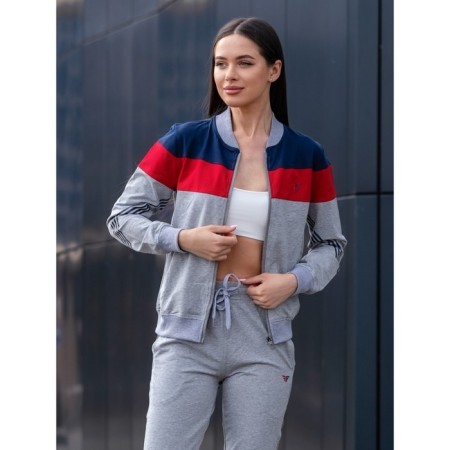 Female ishomatic costume, size 44, gray color, red color-1