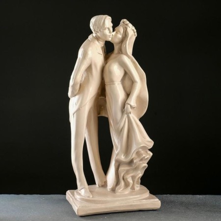 Figure "Wedding No. 2" aged 17x14x38cm-4