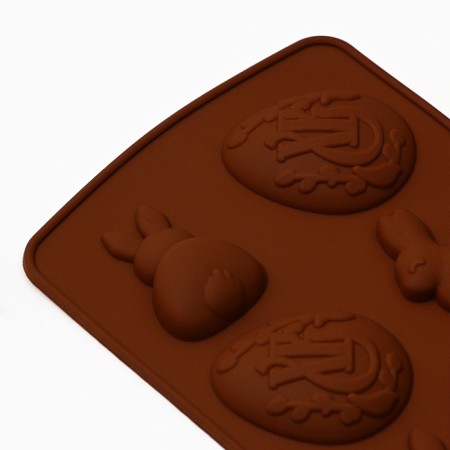 Silicone form for baking "HB", 10.6 x 20.7 cm.-3