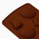 Silicone form for baking "HB", 10.6 x 20.7 cm.