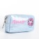 Cosmetic bag with lightning, blue color