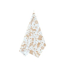 Kitchen towel Nutcracker, size 45x60 cm, beige color