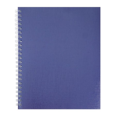 A notebook of 96 sheets in a cage on the crest "Violet. Metallic", a boumvinyl cover, an offset unit
