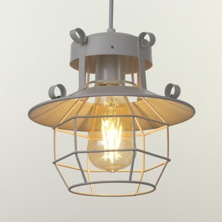 Lamp Bayerlux 2137/1wt E27 40W white 21x21x21-120 cm-2
