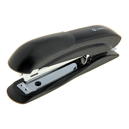 Stapler Lamark Ulrich No. 10, metal case, built -in anti -stepler, bracket indicator, up to 12 sheets, black