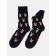 Men's cotton socks Diwari happy "rabbits", size 29, dark blue color